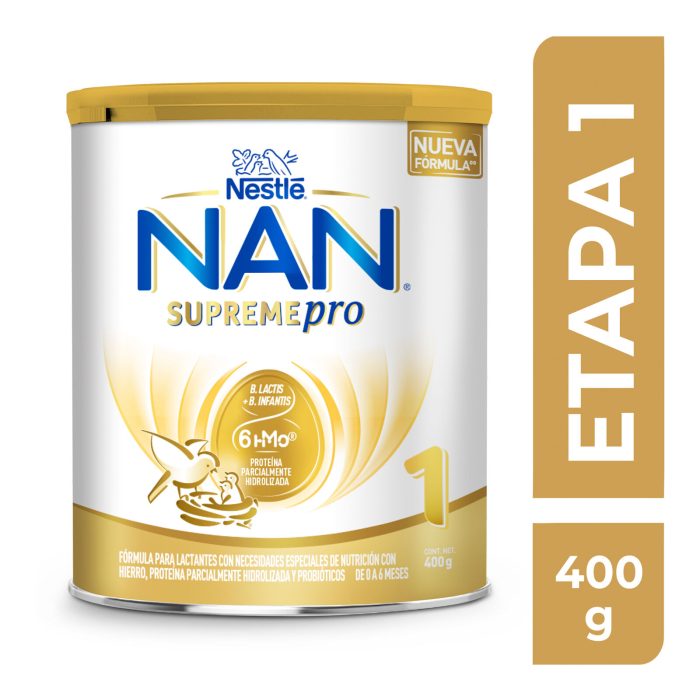 NAN 1 SUPREME PRO CERO A 6 MESES 400G