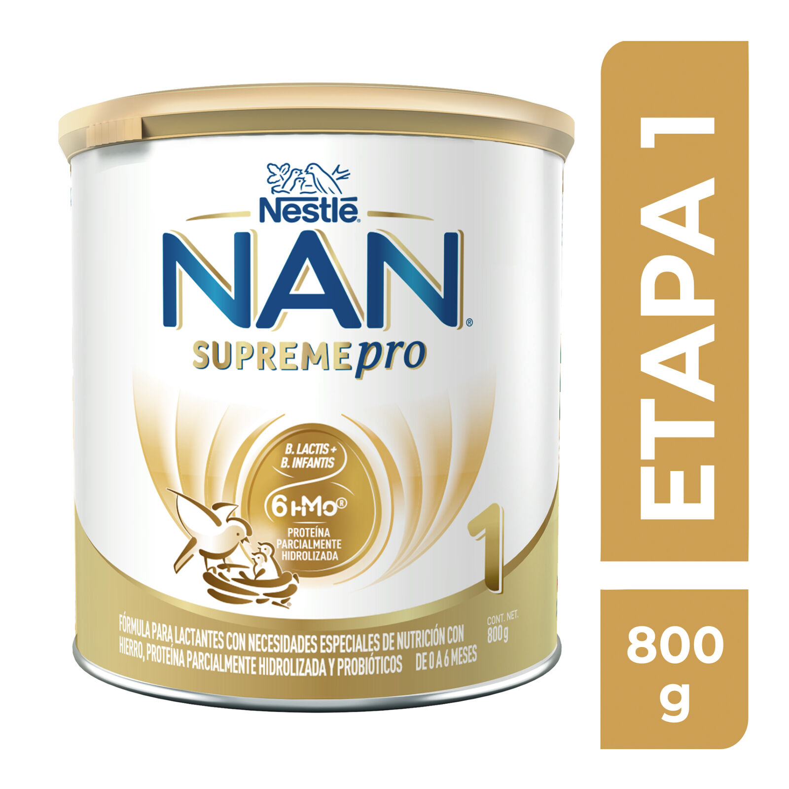 NAN 1 SUPREME PRO CERO A 6 MESES 800G