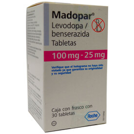MADOPAR 100/25MG C 30 TAB
