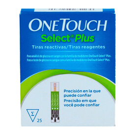 ONE TOUCH SELECT PLUS TIRAS REACTIVAS C 25 PZ