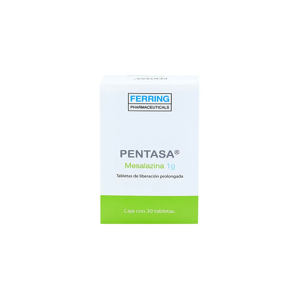 PENTASA 1G LP C 30 TAB MESALAZINA