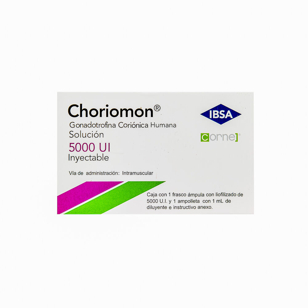 CHORIOMON FA 5000UI GONADOTROPINA CORIONICA