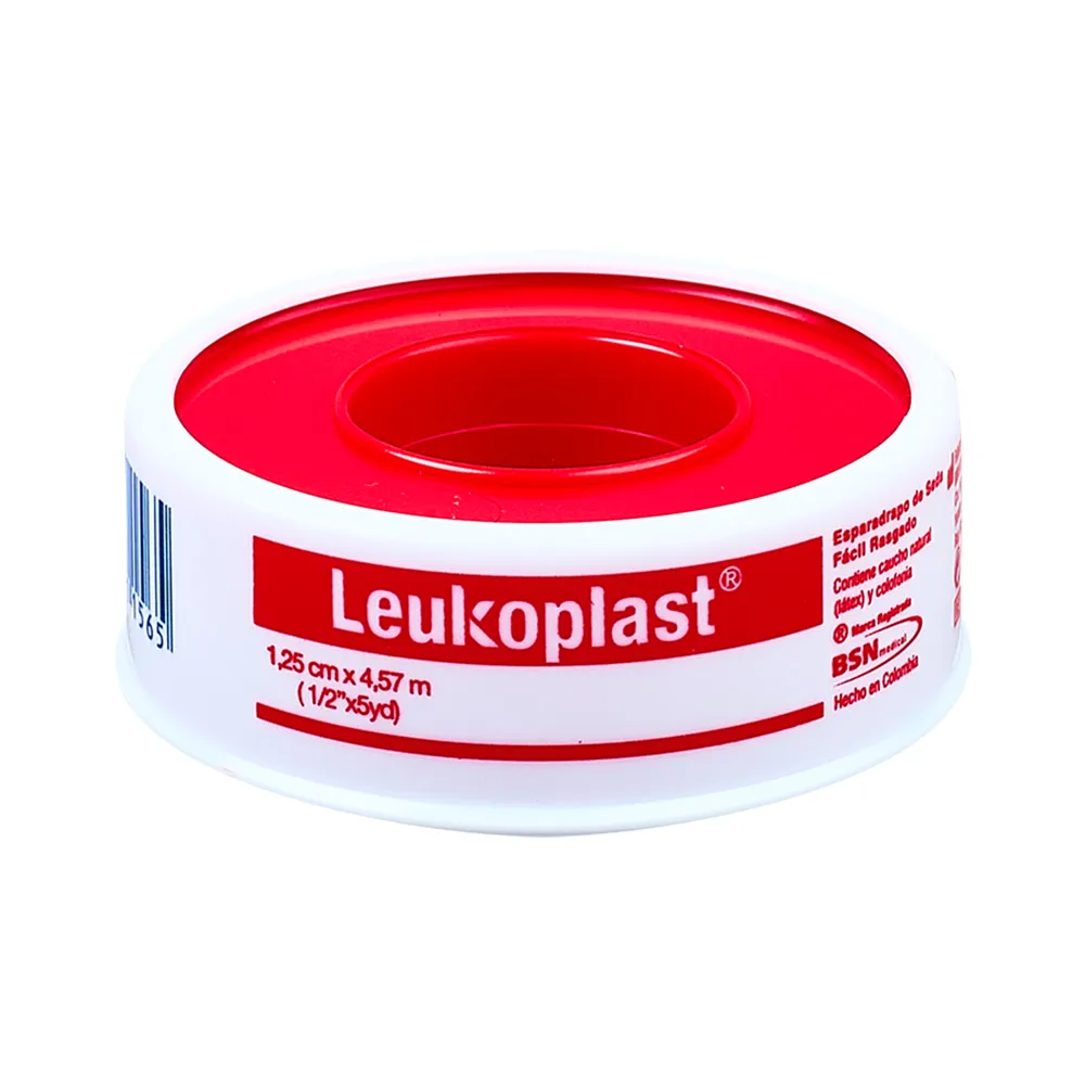 LEUKOPLAST TELA ADHESIVA 1.25CM X 4.57M