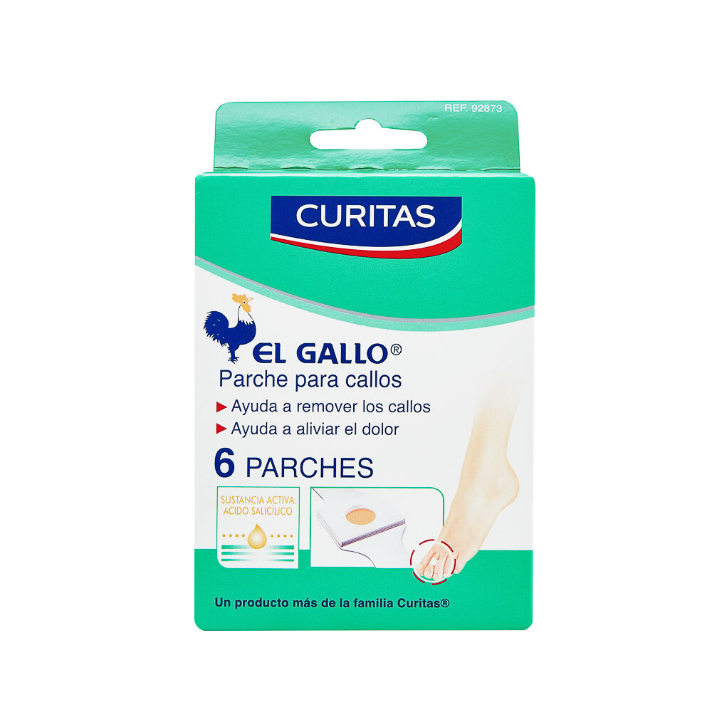 PARCHE PARA CALLOS C 6 PZ CURITAS