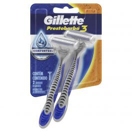 GILLETTE PRESTOBARBA 3 COMFORT GEL C 2