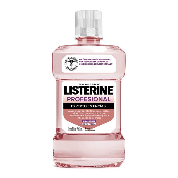 LISTERINE PROFESIONAL SIN ALCOHOL MENTA FRESCA 250ML