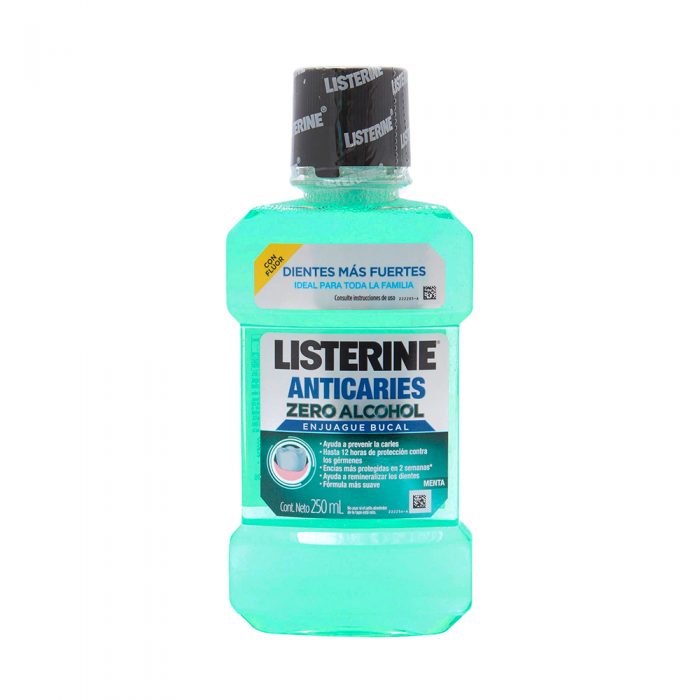 LISTERINE ENJUAGUE BUCAL ANTICARIES 250ML