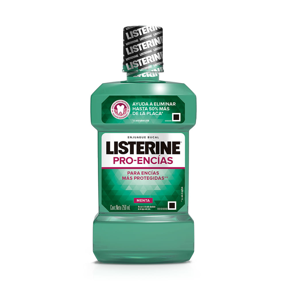 LISTERINE PROENCIAS ENJUAGUE BUCAL MENTA 250ML