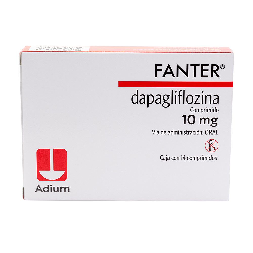 FANTER 10MG C 14 COMPRIMIDOS DAPAGLIFLOZINA