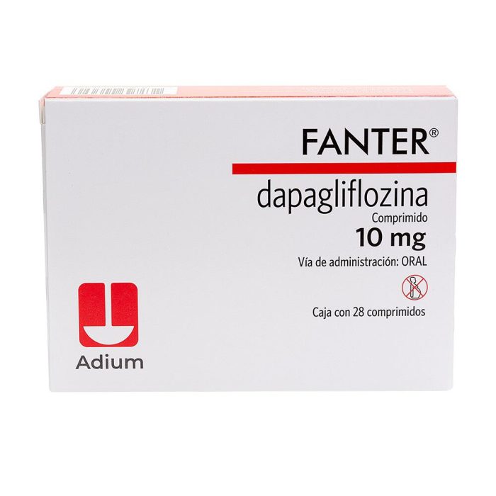 FANTER 10MG C 28 COMPRIMIDOS DAPAGLIFLOZINA