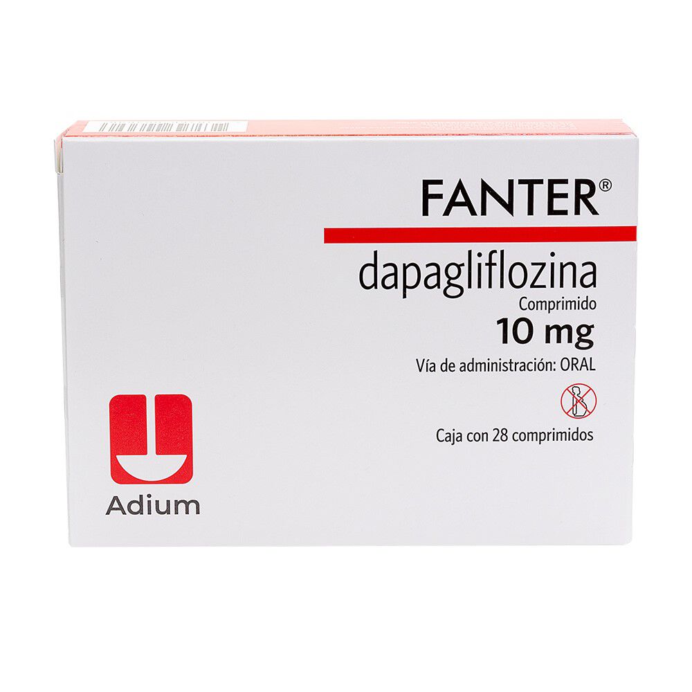 FANTER 10MG C 28 COMPRIMIDOS DAPAGLIFLOZINA