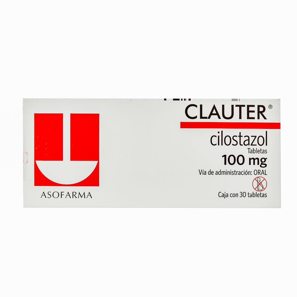 CLAUTER 100MG C 30 TAB CILOSTAZOL