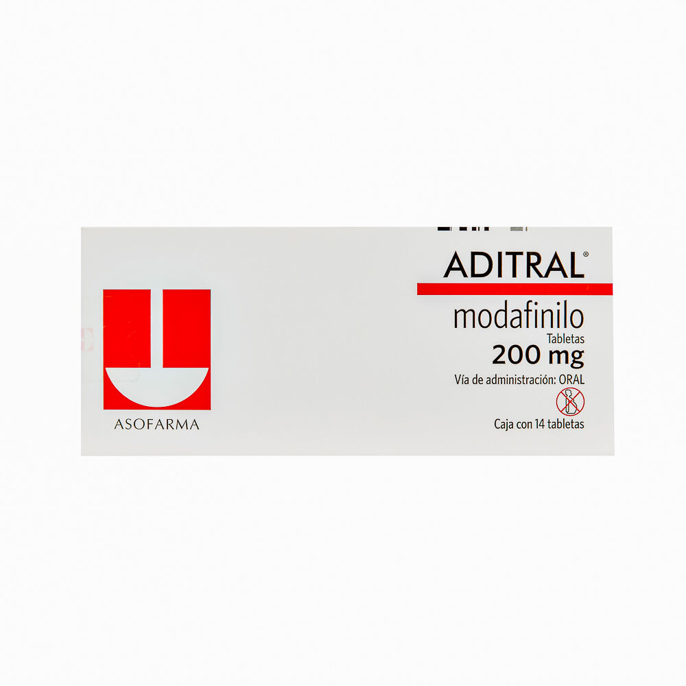 ADITRAL 200MG C 14 TAB  MODAFINILO