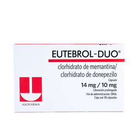 EUTEBROL DUO 14/10MG C 30 CAP DONEPEZILO/MEMANTINA