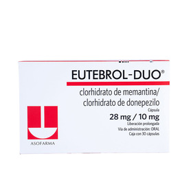 EUTEBROL DUO 28/10MG C 30 CAP DONEPEZILO/MEMANTINA