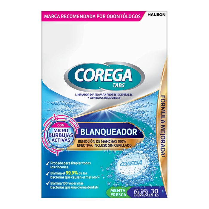 COREGA BLANQUADOR PROTESIS TAB EFERV C 30