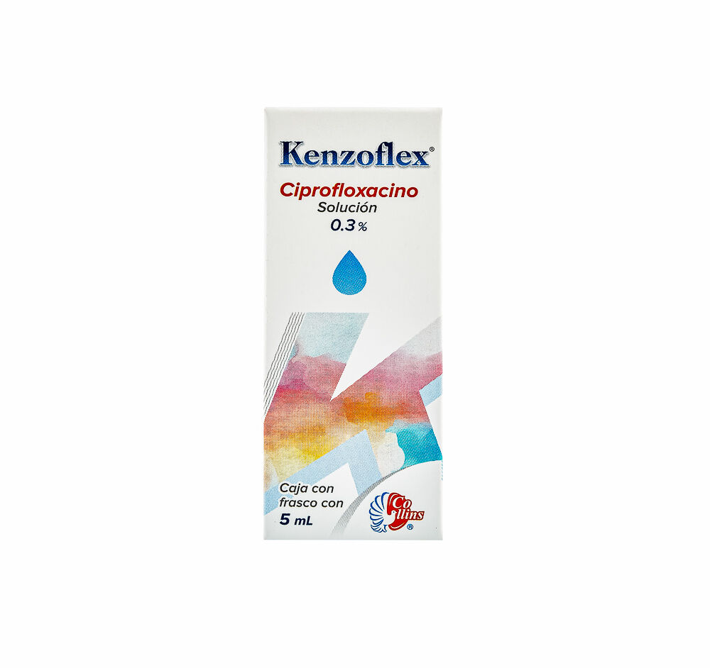 KENZOFLEX SOL OFTALMICA 5ML CIPROFLOXACINO