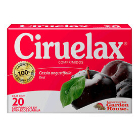 CIRUELAX 15MG C 20 TAB CASSIA ANGUSTIFOLIA