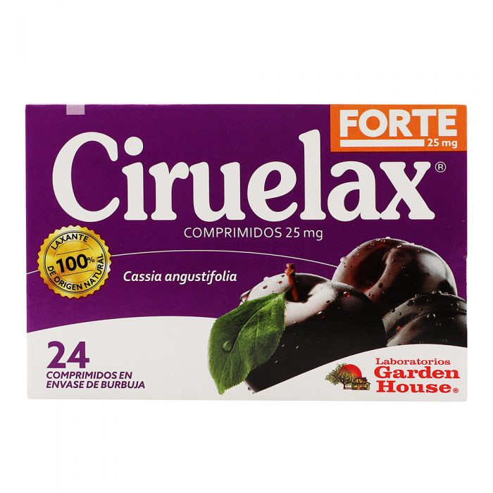 CIRUELAX FORTE 25MG C 24 TAB CASSIA ANGUSTIFOLIA