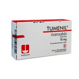 TUMENIL 15MG C 28 COMPRIMIDOS RIVAROXABAN