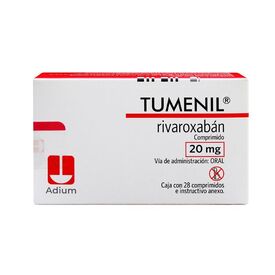 TUMENIL 20MG C 28 COMPRIMIDOS RIVAROXABAN