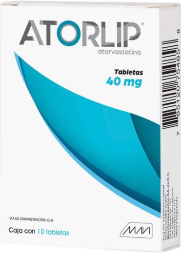 ATORLIP 40MG C 10 TAB ATORVASTATINA
