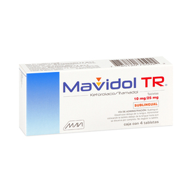 MAVIDOLTR SUBLING C 4 TAB KETOROLACOTRAMADOL