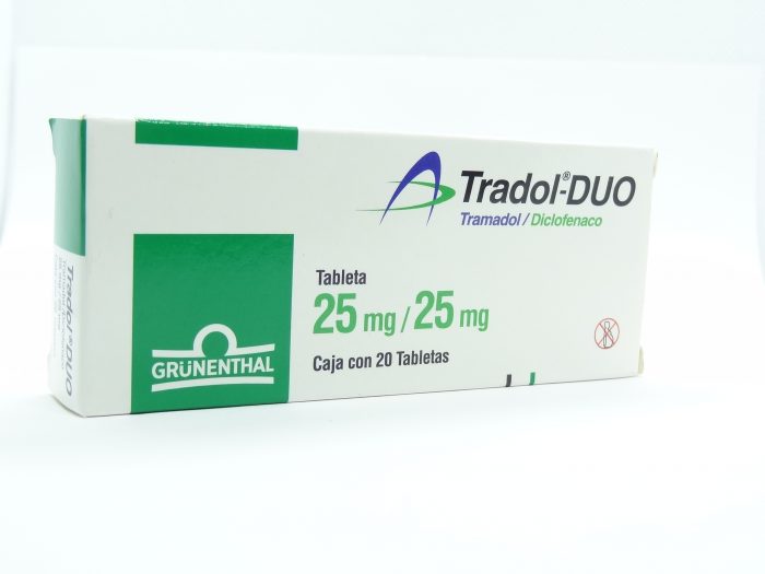 TRADOL DUO 25/25MG C 20 TAB