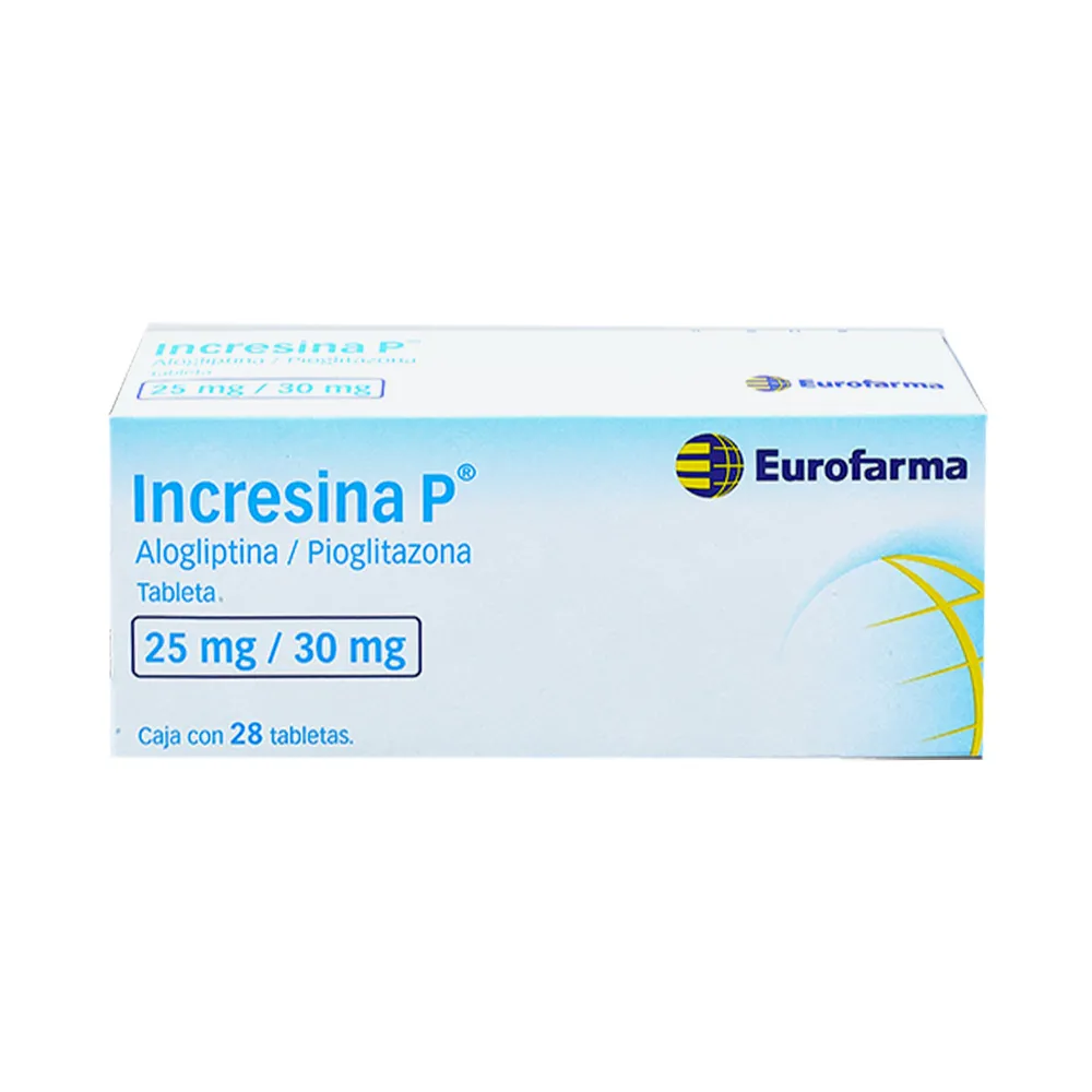INCRESINA P 25/30MG C 28 TAB ALOGLIPTINA/PIOGLITAZONA