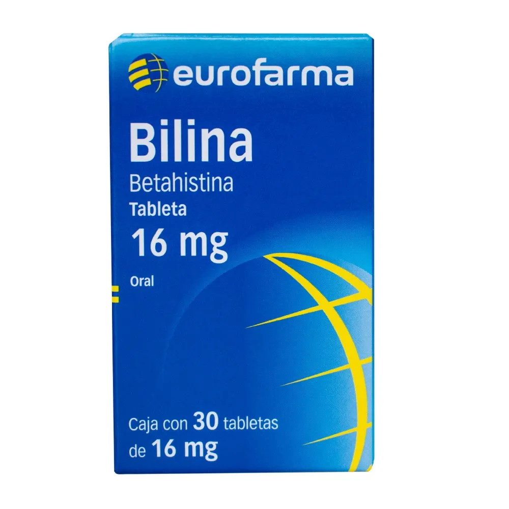 BILINA 16MG C 30 TAB BETAHISTINA