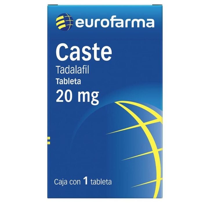 CASTE 20MG C 1 TAB TADALAFIL