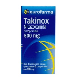 TAKINOX 500MG C 6 COMPRIMIDO NITAZOXANIDA