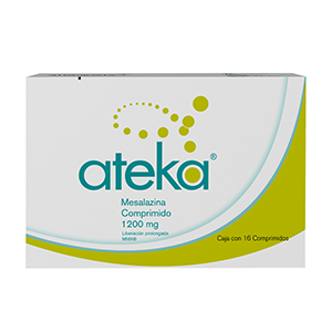 ATEKA 1200MG C 16 TAB MESALAZINA
