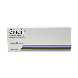 SINAIR CON EUCALIPTO C 30 TAB SUPLEMEN ALIMENT