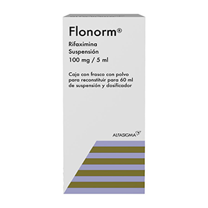 FLONORM SUSP 100MG 60ML RIFAXIMINA
