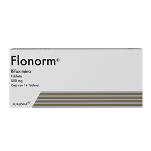 FLONORM 550MG C 14 TAB RIFAXIMINA