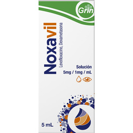 NOXAVIL SOL OFTALMICA 5ML LEVOFLOXACIDEXAMETASO