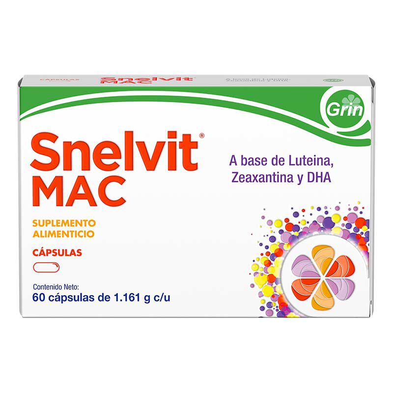 SNELVIT MAC C 60 CAP SUPLEMENTO ALIMENTICIO