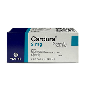 CARDURA 2MG C 20 TAB DOXAZONIDA