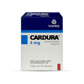 CARDURA 4MG C 20 TAB DOXAZOSINA