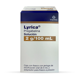 LYRICA 2G100ML SOL ORAL C DOSIF 105ML PREGABALINA