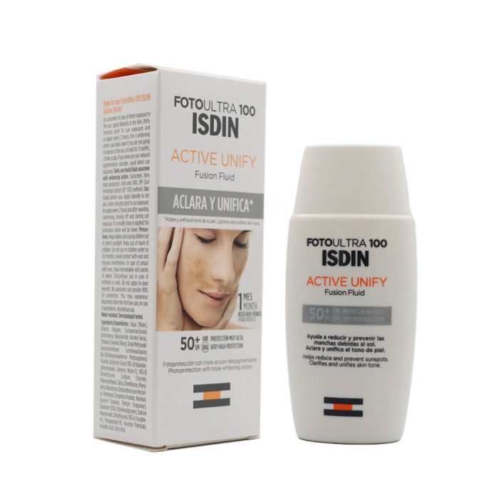 ISDIN ULTRA 100 ACTIVE UNIFY SIN COLOR 50ML