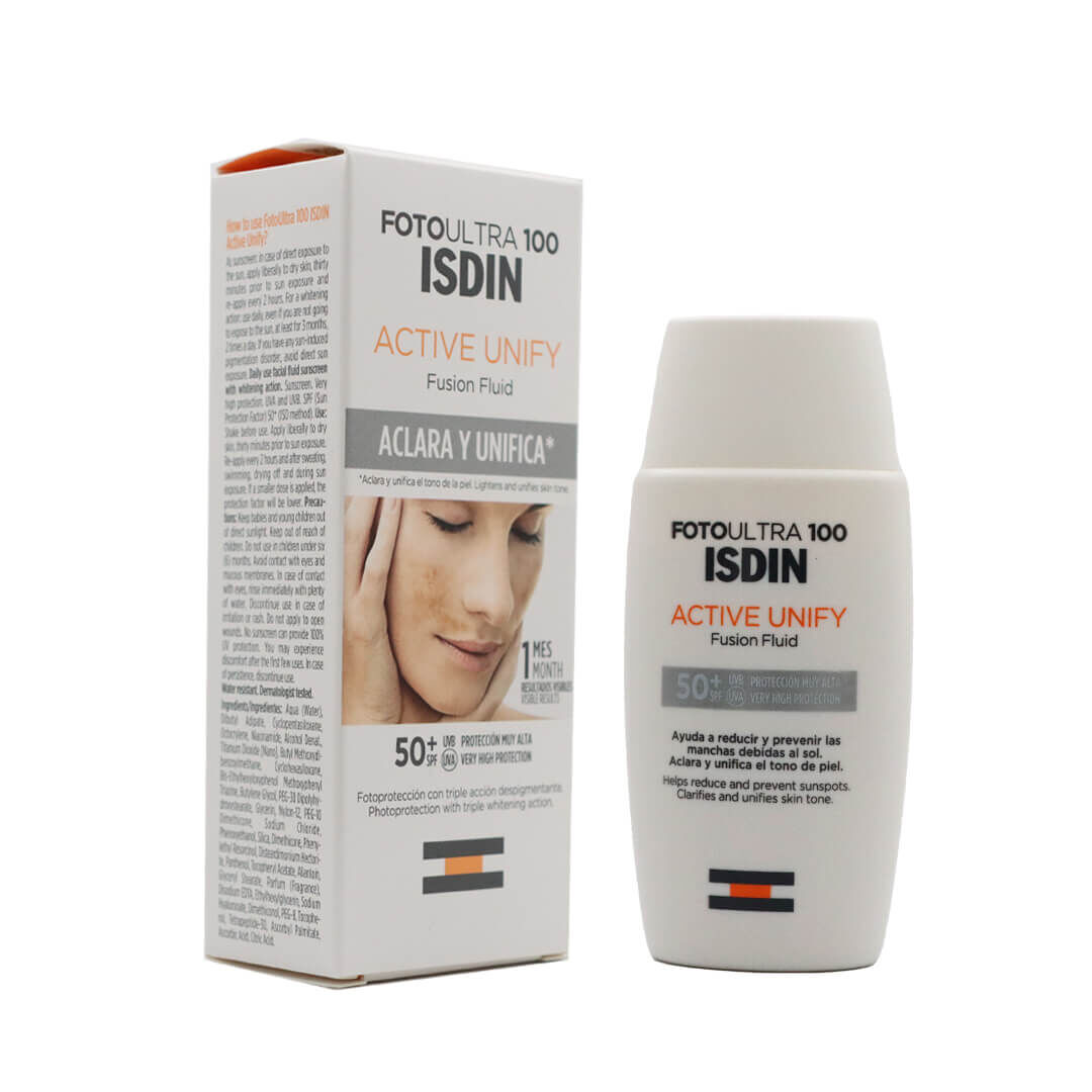 ISDIN ULTRA 100 ACTIVE UNIFY SIN COLOR 50ML