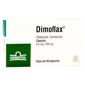 DIMOFLAX C 45 CAP CLEBOPRIDA/SIMETICONA