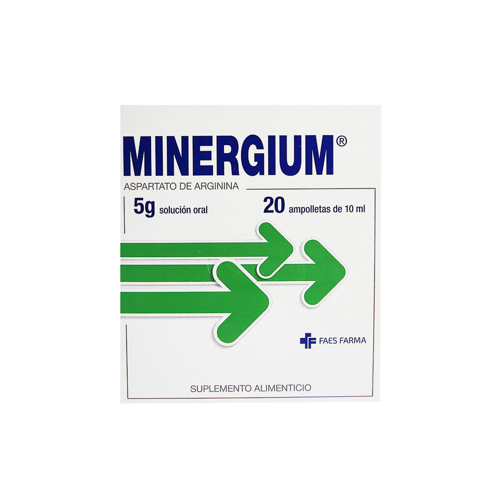 MINERGIUM 5G C 20 AMP 10ML SUPLEMENTO ALIMENTICIO