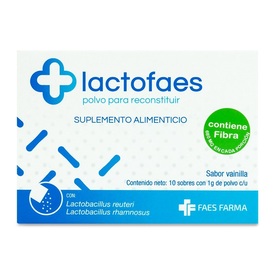 LACTOFAES POLVO 1G C 10 SOB S/VAINILLA SUPLE ALIMEN