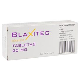 BLAXITEC 20MG C 20 TAB BILASTINA