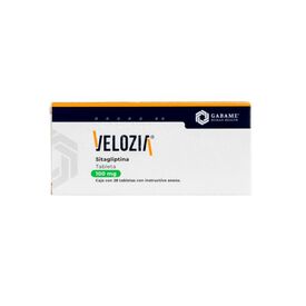 VELOZIA 100MG C 28 TAB SITAGLIPTINA