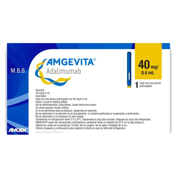 AMGEVITA 40MG/0.8ML C/PLUMA PRECARG ADALIMUMAB