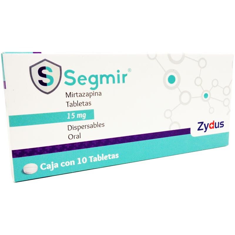 SEGMIR 15MG C 10 TAB MIRTAZAPINA